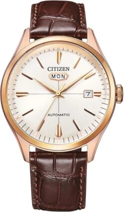 Citizen NH8393-05AE Horloge - Leer - Bruin - Ø 40 Mm -Casio Verkoop 704x1200