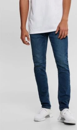Only & Sons Loom Blue Jog Slim Fit Heren Jeans - Maat W32 X L30 -Casio Verkoop 707x1200 5
