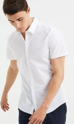 WE Fashion Heren Slim Fit Stretch Overhemd - Maat L -Casio Verkoop 718x1200 5
