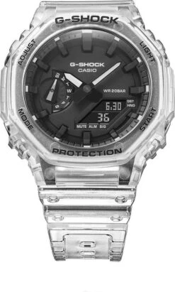 Casio GA-2100SKE-7AER G-Shock Horloge Transparant Zwarte Wijzerplaat 41 Casio GA-2100SKE-7AER G-Shock Horloge Transparant Zwarte Wijzerplaat -Casio Verkoop 722x1200 2