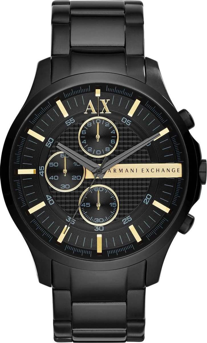 Armani Exchange Hampton AX2164 Herenhorloge 46 Mm - Zwart 21 Armani Exchange Hampton AX2164 Herenhorloge 46 Mm - Zwart - Afbeelding 19