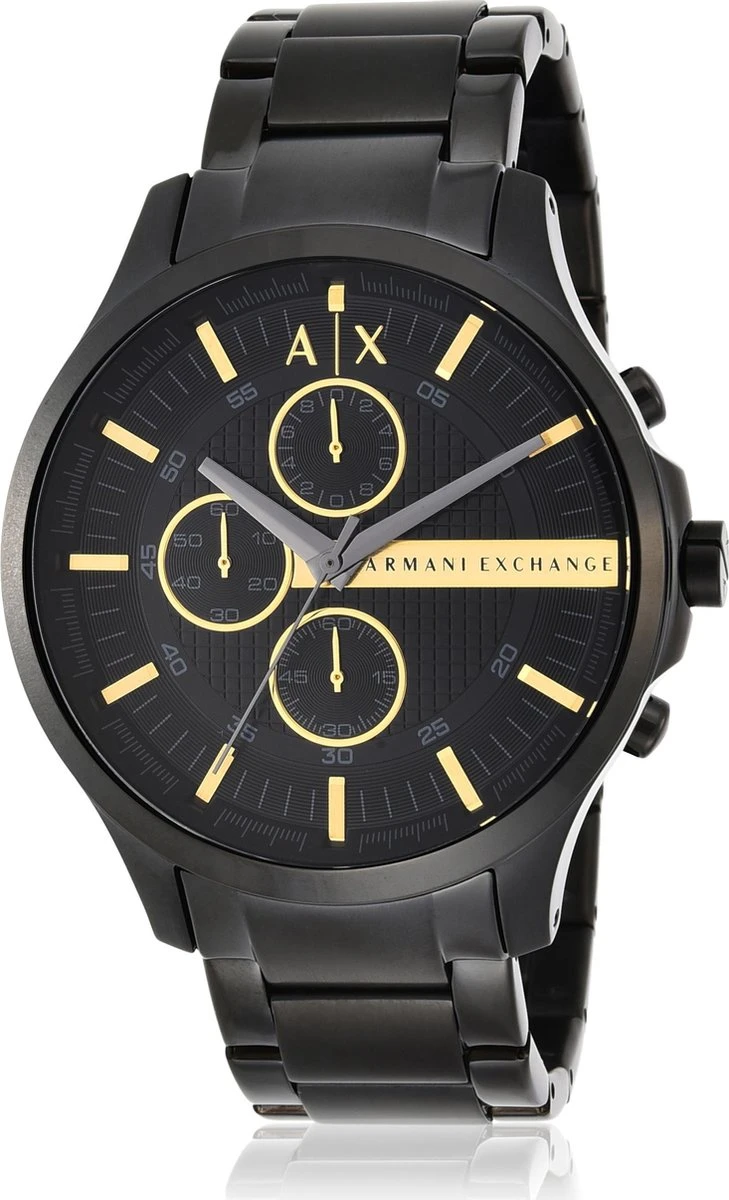 Armani Exchange Hampton AX2164 Herenhorloge 46 Mm - Zwart 8 Armani Exchange Hampton AX2164 Herenhorloge 46 Mm - Zwart - Afbeelding 6