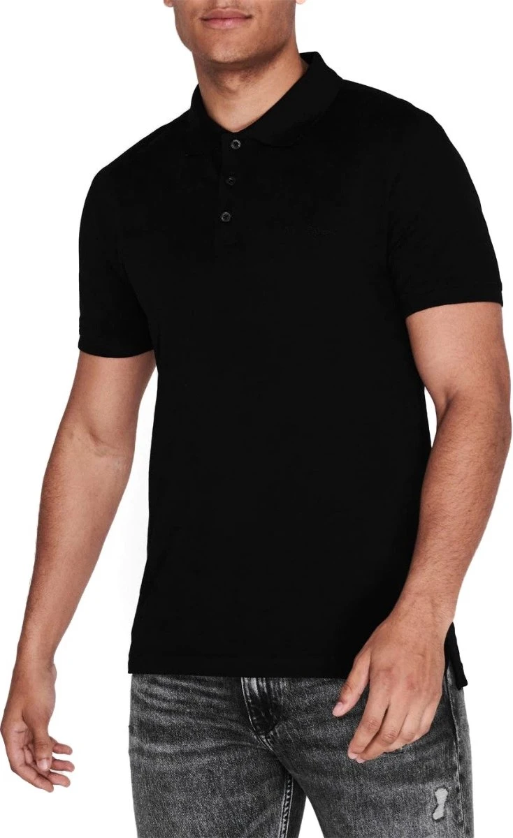 Pierre Cardin - Heren Polo SS Classic Polo - Zwart - Maat XXL 4 Pierre Cardin - Heren Polo SS Classic Polo - Zwart - Maat XXL - Afbeelding 2