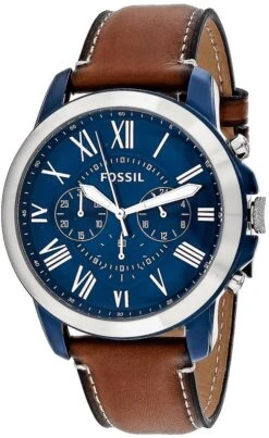 Fossil Grant FS5151 Herenhorloge 44 Mm - Blauw -Casio Verkoop 736x1200