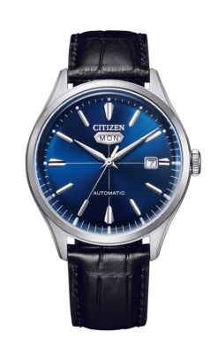 Citizen NH8390-20LE Horloge - Leer - Bruin - Ø 40 Mm -Casio Verkoop 741x1200