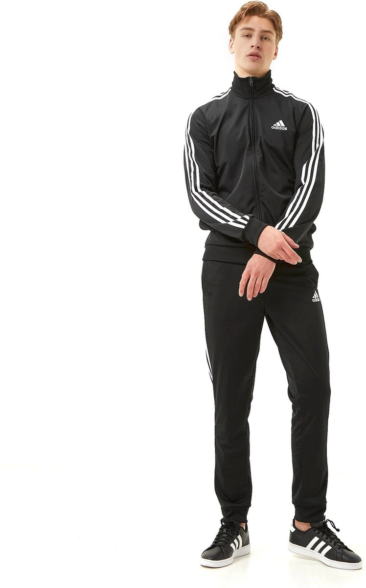 Adidas Primegreen Essentials 3-stripes Trainingspak Trainingspak - Maat S - Mannen - Zwart/wit 15 Adidas Primegreen Essentials 3-stripes Trainingspak Trainingspak - Maat S - Mannen - Zwart/wit - Afbeelding 13