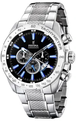 Festina Chronograph Horloge - Festina Heren Horloge - Zwart - Diameter 46 Mm - Roestvrij Staal -Casio Verkoop 750x1200 3