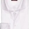 ETERNA Modern Fit Overhemd - Mouwlengte 7 - Niet Doorschijnend Twill Heren Overhemd - Wit - Strijkvrij - Boordmaat: 38