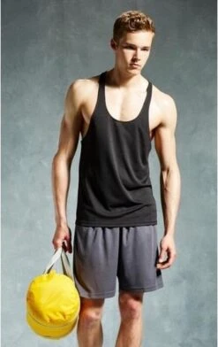 Zwart Sport/fitness Shirt/tanktop Voor Heren - Sportkleding - Fitness Shirt/hemd - Bodybuilder Tanktops/haltertops - Sportshirts XL -Casio Verkoop 757x1200 2