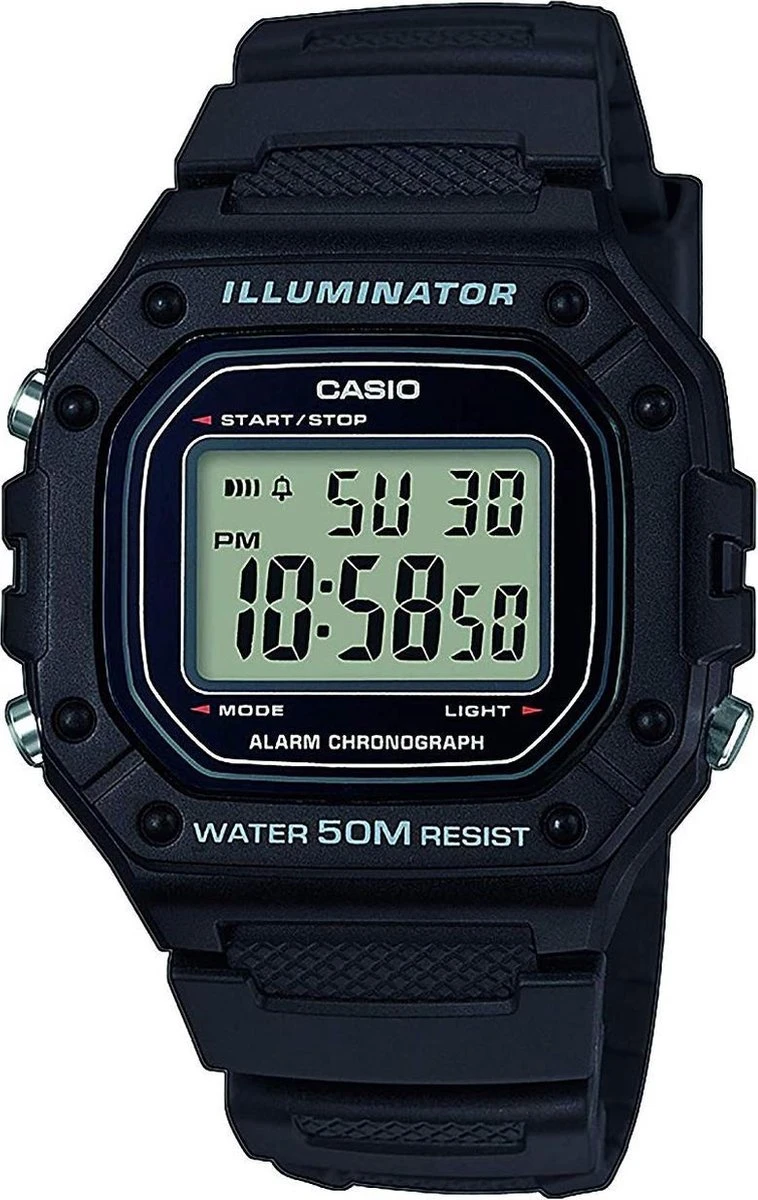 Casio Polshorloge Kunststof Zwart 40.5 3 Casio Polshorloge Kunststof Zwart 40.5