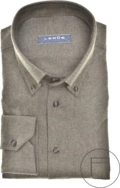 Ledub Modern Fit Overhemd - Donkergroen - Strijkvriendelijk - Boordmaat: 42 -Casio Verkoop 765x1200 1