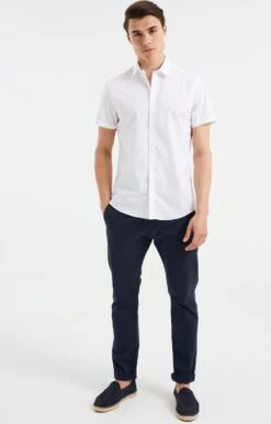 WE Fashion Heren Slim Fit Stretch Overhemd - Maat L -Casio Verkoop 765x1200