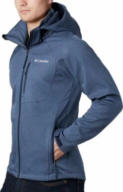 Columbia Cascade Ridge II - Softshell Jas Heren - Jassen Heren - Waterafstotend / Winddicht - Collegiate Navy Heather - Maat XXL -Casio Verkoop 769x1200 1