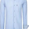 Cappuccino Italia - Heren Overhemd - Borstzakje - Licht Blauw - XXL