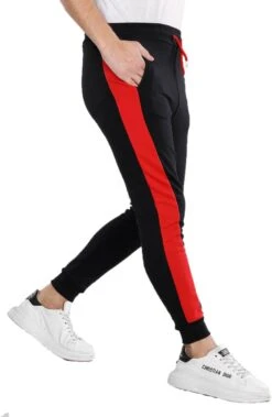 Merkloos Elit Sport Sportwear Joggingbroek Premium Quality-Heren-Zwart-M
