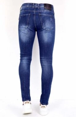 Exclusieve Spijkerbroek Heren Slim Fit - 1001- Blauw 16 Exclusieve Spijkerbroek Heren Slim Fit - 1001- Blauw -Casio Verkoop 785x1200 5