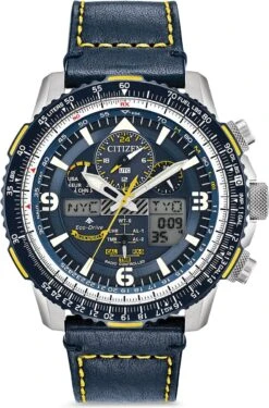 Citizen Promaster Skyhawk A-T JY8078-01L Horloge - Leer - Blauw - Ø 46 Mm -Casio Verkoop 790x1200 1
