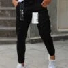 Merkloos Cargo Broek Met Zakken Jongens Mannen Mode Joggingbroek Joggers Broek Heren Broek Cargo Heren Kleding- W30