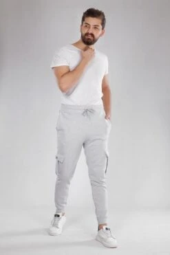 Merkloos Elit Sport Sportwear Joggingbroek Premium Quality-Heren-Grijs-XL -Casio Verkoop 799x1200 58