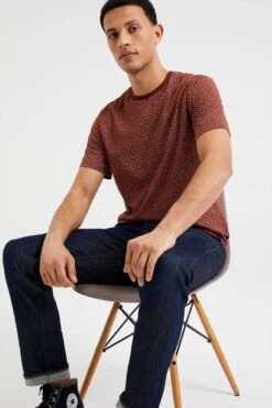 WE Fashion Heren T-shirt Met Dessin -Casio Verkoop 800x1200 100