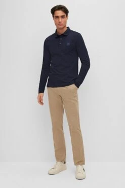 Hugo Boss - LS Polo Passerby Navy - Slim-fit - Heren Poloshirt Maat XL -Casio Verkoop 800x1200 107