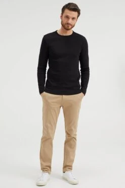 WE Fashion Heren T-shirt Met Biologisch Katoen - Maat M -Casio Verkoop 800x1200 115