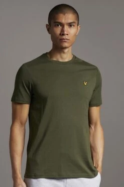Lyle And Scott - T-shirt Olive - XXL - Modern-fit -Casio Verkoop 800x1200 150