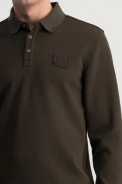 Colourful Rebel Uni Structure Polo Longsleeve Heren Poloshirt - Maat M -Casio Verkoop 800x1200 160