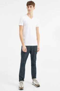 WE Fashion Heren Tall Fit T-shirt Van Biologisch Katoen, 2-pack - Maat XL -Casio Verkoop 800x1200 162