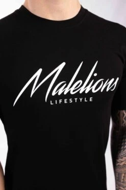 Malelions M2-SS23-09-900 Lifestye T-Shirt Black -Casio Verkoop 800x1200 167