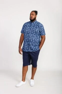 Duke 555 Padburry Overhemd Blauw Plussize 4XL / Blauw / Katoen -Casio Verkoop 800x1200 231