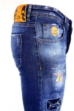 Exclusieve Broek Met Verfspatten Heren - 1006 - Blauw -Casio Verkoop 800x1200 246