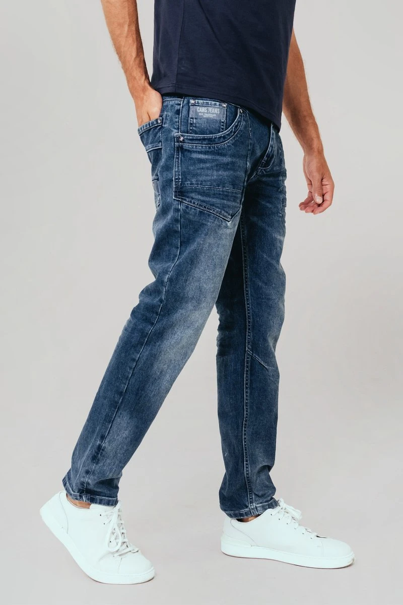 Cars Jeans Heren BEDFORD 601 Regular Comfort Stretch Stone Wash Used - Maat 36/32 4 Cars Jeans Heren BEDFORD 601 Regular Comfort Stretch Stone Wash Used - Maat 36/32 - Afbeelding 2