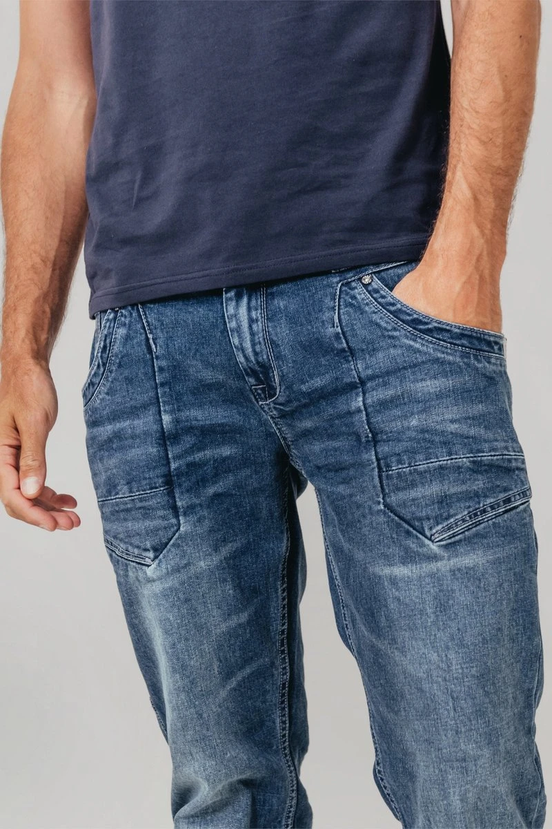 Cars Jeans Heren BEDFORD 601 Regular Comfort Stretch Stone Wash Used - Maat 36/32 6 Cars Jeans Heren BEDFORD 601 Regular Comfort Stretch Stone Wash Used - Maat 36/32 - Afbeelding 4