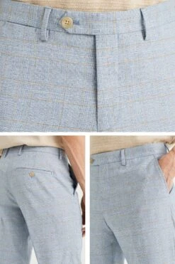 WE Fashion Heren Slim Fit Pantalon Met Dessin -Casio Verkoop 800x1200 316