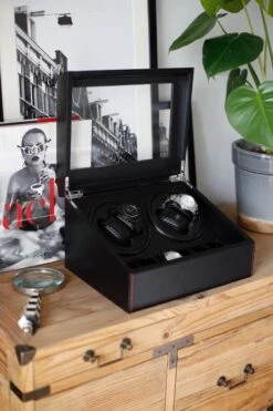 Luxe Carbon 2-in-1 Automatische Horloge Winder Doos - Voor 4 Automatische Horloges + 6 Voor Opslag - Opbergbox Watchwinder - Horlogeopwinder - Horlogebox - Valentijsdag 18 Luxe Carbon 2-in-1 Automatische Horloge Winder Doos - Voor 4 Automatische Horloges + 6 Voor Opslag - Opbergbox Watchwinder - Horlogeopwinder - Horlogebox - Valentijsdag -Casio Verkoop 800x1200 40