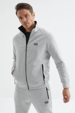 La Pèra Licht Grijs Vrijetijdspak - Joggingpak - Huispak - Home Wear – Jogger - Trainingspak Met Rits Heren – Maat XXL -Casio Verkoop 800x1200 47