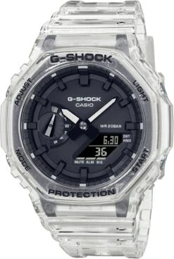 Casio GA-2100SKE-7AER G-Shock Horloge Transparant Zwarte Wijzerplaat 39 Casio GA-2100SKE-7AER G-Shock Horloge Transparant Zwarte Wijzerplaat -Casio Verkoop 806x1200 2