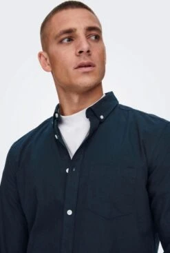 ONLY & SONS ONSALVARO LS OXFORD SHIRT Heren Overhemd - Maat XL -Casio Verkoop 808x1200 15