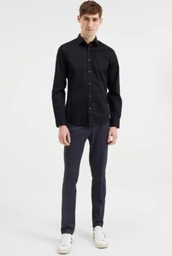 WE Fashion Heren Slim Fit Overhemd Met Stretch -Maat L -Casio Verkoop 808x1200 16