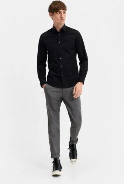 WE Fashion Heren Slim Fit Overhemd Met Stretch -Maat L -Casio Verkoop 809x1200 12