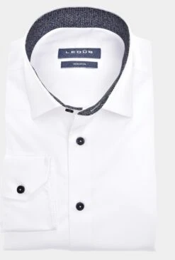 Ledub Modern Fit Overhemd - Wit - Strijkvriendelijk - Boordmaat: 41 -Casio Verkoop 811x1200 5