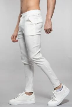 Witte Chino Cocos Heren