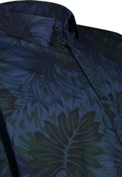 Twinlife Overhemd Shirt Leaves Ss Tw13206 Dark Denim 533 Mannen Maat - XXL -Casio Verkoop 827x1200 14