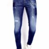 Exclusieve Spijkerbroek Heren Slim Fit - 1001- Blauw