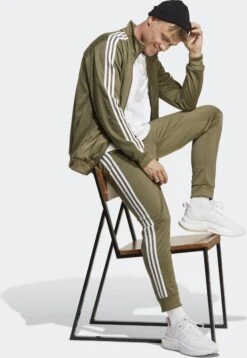 Adidas Sportswear Basic 3-Stripes Tricot Trainingspak - Heren - Groen - M -Casio Verkoop 827x1200 2