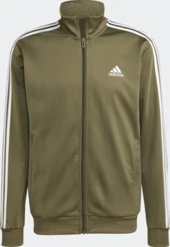 Adidas Sportswear Basic 3-Stripes Tricot Trainingspak - Heren - Groen - M -Casio Verkoop 828x1200 3