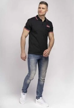 LONSDALE Lynton Polo Met Korte Mouwen Heren - Black - 3XL -Casio Verkoop 829x1200 6