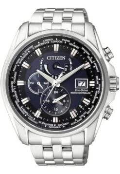 Citizen Radio Controlled Horloge - Citizen Heren Horloge - Blauww - Diameter 44 Mm - Roestvrij Staal -Casio Verkoop 830x1200 12
