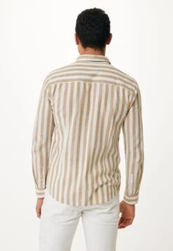 Mexx Striped Linen Shirt Mannen - Zand - Maat M -Casio Verkoop 830x1200 28